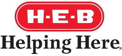 HEB's "Helping Here" Logo